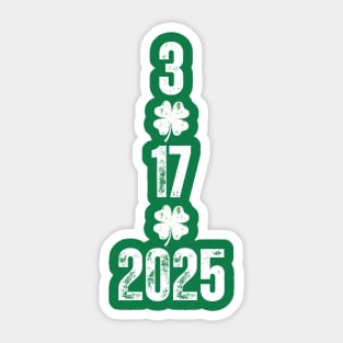 St. Patrick's Day – 3/17/2025 Celebration Sticker